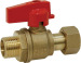 Brass Lockable Ball Valve for Water Meter