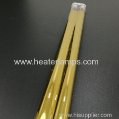 3000w quartz tube heater with gold coating