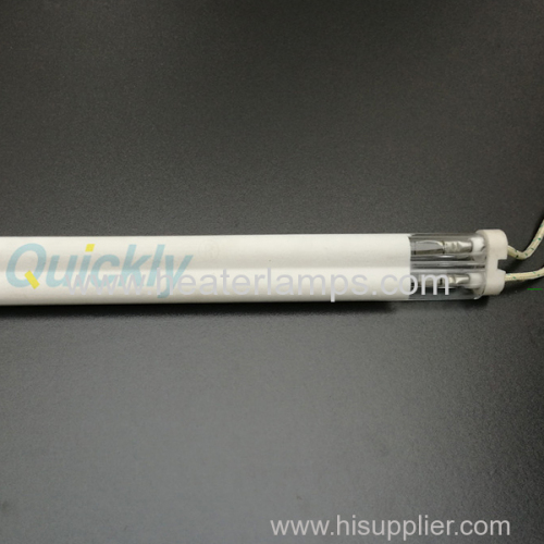 medium wave quartz tube heaters for textile printing