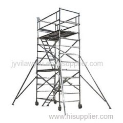 High Security Rolling Single & Double Width Aluminum Scaffolding & Portable Mobile Tower