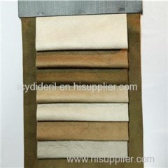 100% Polyester Synthetic Suede Furniture Upholstery Bronzing Sofa Fabric