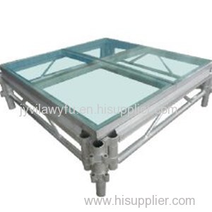 Convenient Aluminum Mobile Glass Stage Easy To Intall/Assemble For Indoor And Outdoor Party And Event