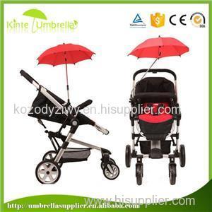 16inch*6k Manual Open Uv Protected Stroller Umbrella With Clip Use On Baby Car