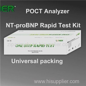 POCT Test Kit Cardiac Marker NT-pro BNP Rapid Test Diagnostic Kit CE Mark High Sensitivity Safe Product