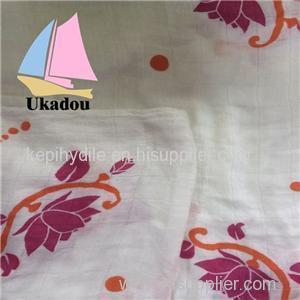 70%bamboo+30%cotton Soft Muslin Swaddle Baby Blanket