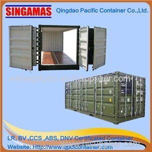 Singamas Qingdao Factory Directly Produce And Sell 20ft Three Side Door Open Container