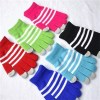 Adult Touch - Screen Gloves Touch Screen Touch Gloves Color Stripes Six - Color Touch - Screen Gloves