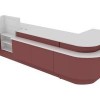 Retail Store Fashionable Reception Counter Table And Boutique Cashier Counter Desk
