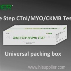 Cardiac Marker CMA One Step Troponin I/Myoglobin/CKMB Combo Test Rapid Test Diagnostic Kit Accurate CE Mark