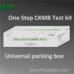 Cardiac Marker CKMB One Step CKMB Test Strip Device Rapid Test Diagnostic Kit Accurate CE Mark