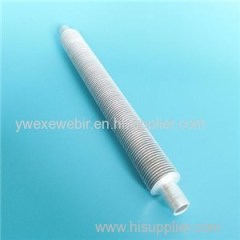 Copper - Aluminum Composite Finned Tube Bimetallic Rolled Finned Tube Steam Fin Heat Pipe