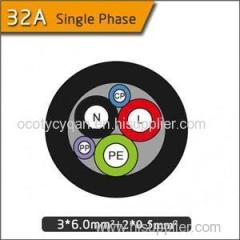 3G6.0mm²+2*0.5mm² EV Wire AC Electrical Cables Charge Cord