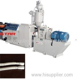 PE/PP Fexible Basin And Kitchen Sink Extension Drain Pipe Extrusion Line