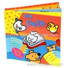 Customized Full Color Cardboard Book Printing Services For Babies