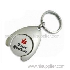 Personalised Shopping Trolley Token Coin Key Rings With Logo