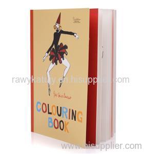 Custom Softcover School Children Coloring Book Printing For Kids With Saddle Stitched Binding