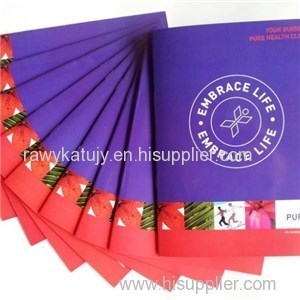 Two Staples Saddle Stitch Stapled Book And Booklet Printing With Custom Size