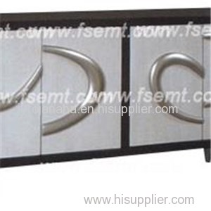 Light Soft Color Decorative Cabinet Furniture For Hotel Living Room