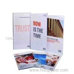 Perfect Bound Company Advertising Catalog Booklet Printing With Full Color