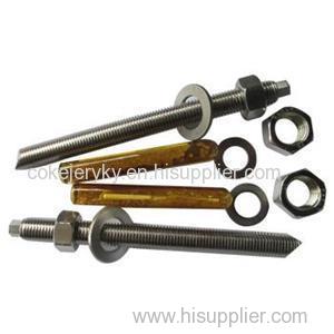 Stainless Steel Chemical Anchor Bolts and Nuts