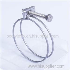 Steel Double Wire Hose Clamp