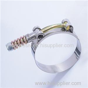 T-bolt Spring Headed Hose Clamp