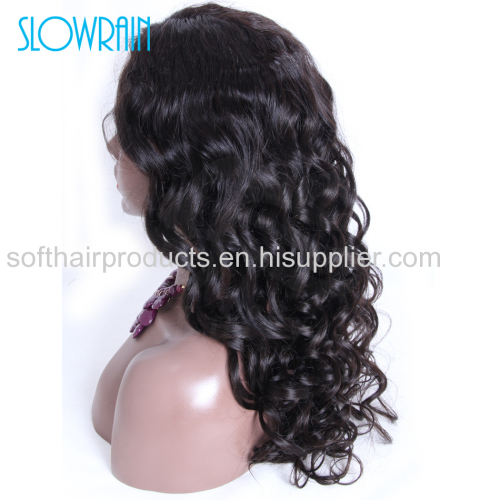 Full Lace Body Wave Wigs Virgin Unprocessed Lace Front Wigs Indian Virgin Hair Body Wave Wig