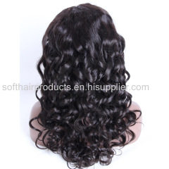 Full Lace Body Wave Wigs Virgin Unprocessed Lace Front Wigs Indian Virgin Hair Body Wave Wig
