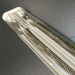 Twin tube infrared heater lamps with white reflector