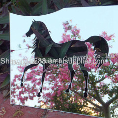 Laser Cutting Animal Shape Ps/ Acrylic Mirror /Decorative Wall Mirror