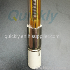 Plastic welding quartz lamp heater