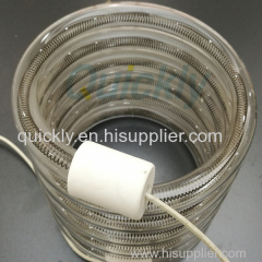 Double tube quartz lamp heater for painting