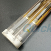 Quartz heater tube for glass printing drying