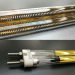 Quartz tube medium wave heater lamps