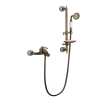 Gold Shower Mixer Faucet Full Brass Shower Taps Big Head Shower Hot And Cold Water