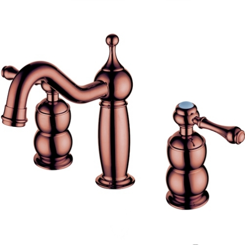 2017 High quality 3-holes Brass Ancient Baisn Faucet Kitchen Faucet Golden Color Cheap Price vintage style