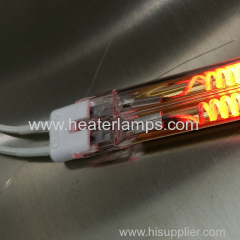 quartz carbon fiber medium wave infrared heater lamps