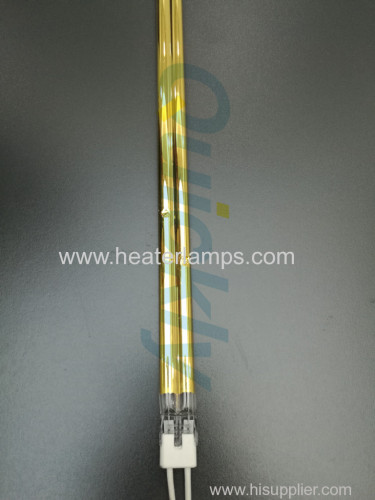gold coating quartz tube heater lamps