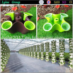 hot sale stackable plastic nursery pots
