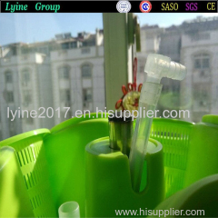 colorful Garden decoration stackable plastic flower pots