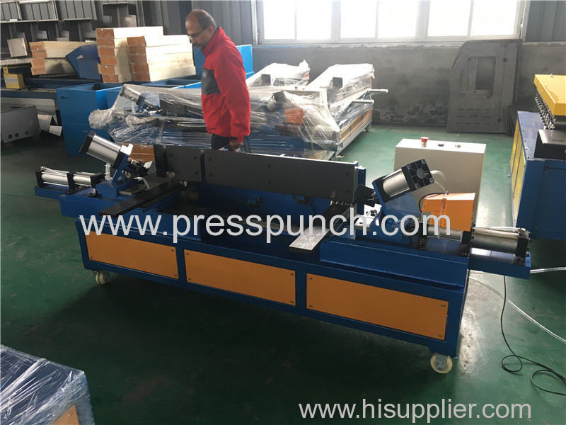 Horizantal duct zipper machine duct zipping machine