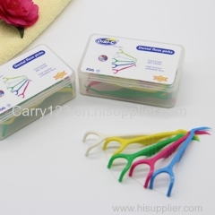 Y shape dental floss pick plastick toothpick UHMWPE floss super thin floss