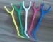 Y shape dental floss pick plastic toothpick