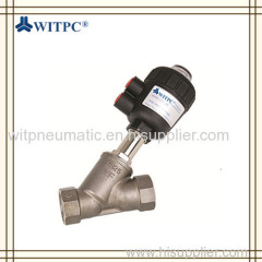 WZF Series SS304 Single Acting Angle Seat Valve