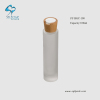 100ml frosted Glass bottle with bamboo press cap