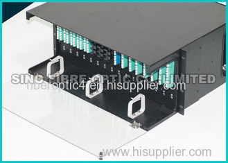 4U MTP / MPO Rack Mount Patch Panel Fiber Optic Assembly 384 Cable