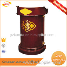 Factory OEM good quality products fine craftsmanship beautiful surface treatment wooden rostrum and podium