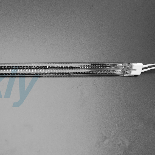 double carbon fiber infrared lamps