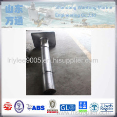 marine customized casting rudder carrier driving rudder stock for boats