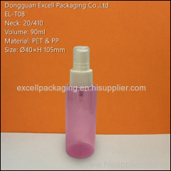 90ml PET Bottle for Cosmetic Packaging